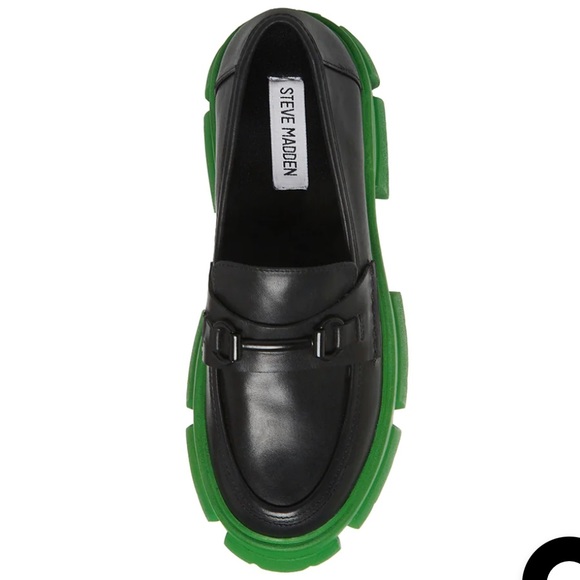 Steve Madden Trifecta Green Multi Loafer - Picture 4 of 8